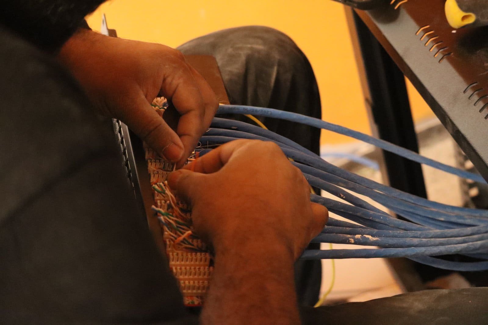 installation baie de brassage entreprise