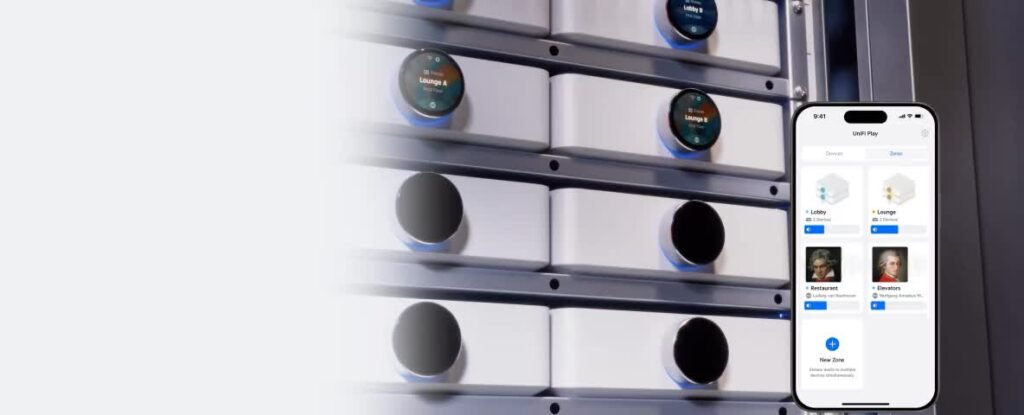 Installation Ubiquiti UniFi PowerAmp pour entreprise à Paris